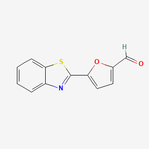 B1331290 5-(1,3-Benzothiazol-2-yl)-2-furaldehyde CAS No. 34653-56-0