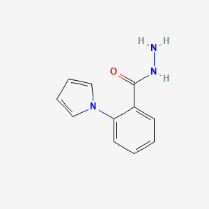 molecular formula C11H11N3O B1331294 2-(1H-吡咯-1-基)苯甲酰肼 CAS No. 31739-63-6
