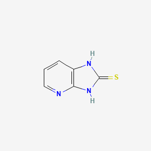 molecular formula C6H5N3S B1331299 1H-Imidazo[4,5-b]pyridine-2-thiol CAS No. 29448-81-5
