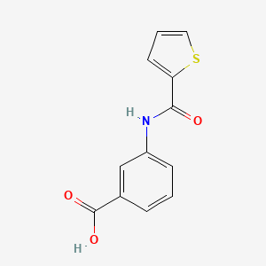 molecular formula C12H9NO3S B1331310 3-[(Thien-2-ylcarbonyl)amino]benzoic acid CAS No. 24341-72-8