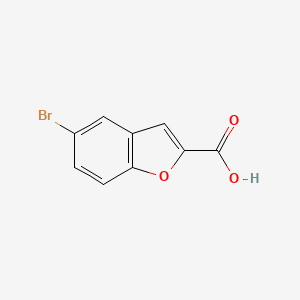 molecular formula C9H5BrO3 B1331319 5-Bromo-1-benzofuran-2-carboxylic acid CAS No. 10242-11-2