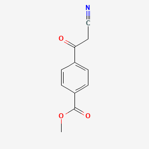 molecular formula C11H9NO3 B1331329 4-(氰基乙酰基)苯甲酸甲酯 CAS No. 69316-08-1