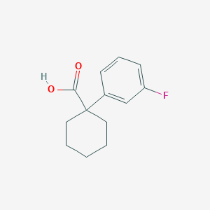 1-(3-Fluorophenyl)cyclohexanecarboxylic acid