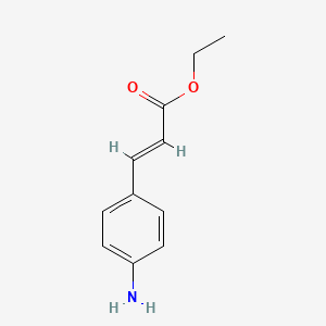 molecular formula C11H13NO2 B1331338 Ethyl 4-aminocinnamate CAS No. 5048-82-8