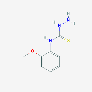 molecular formula C8H11N3OS B1331344 4-(2-Methoxyphenyl)-3-thiosemicarbazide CAS No. 40207-02-1