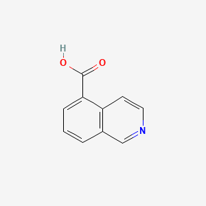 molecular formula C10H7NO2 B1331352 Isoquinoline-5-carboxylic acid CAS No. 27810-64-6