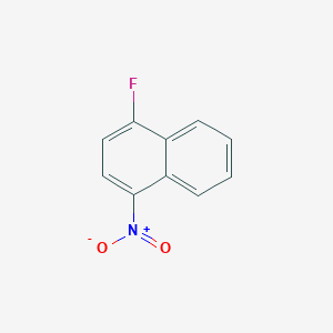 molecular formula C10H6FNO2 B1331356 1-Fluoro-4-nitronaphthalene CAS No. 341-92-4