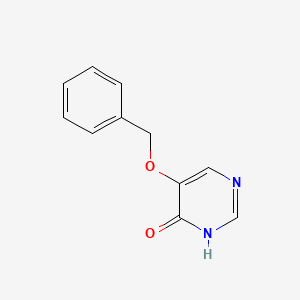 molecular formula C11H10N2O2 B1331357 5-(Benzyloxy)pyrimidin-4-ol CAS No. 91138-06-6