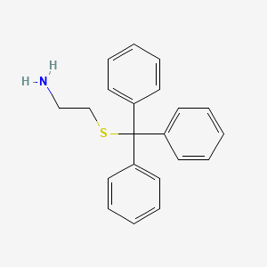 molecular formula C21H21NS B1331358 2-(Tritylthio)ethanamine CAS No. 1095-85-8