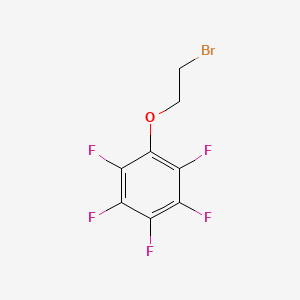 molecular formula C8H4BrF5O B1331359 1-(2-Bromoethoxy)-2,3,4,5,6-pentafluorobenzene CAS No. 6669-01-8