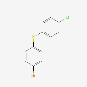 molecular formula C12H8BrClS B1331366 (4-Bromophenyl)(4-chlorophenyl)sulfane CAS No. 24535-57-7