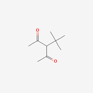 molecular formula C9H16O2 B1331368 3-Tert-butylpentane-2,4-dione CAS No. 13221-94-8
