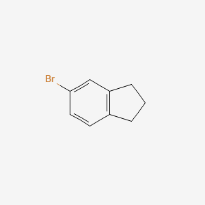 molecular formula C9H9B B1331370 5-bromo-2,3-dihydro-1H-indene CAS No. 6134-54-9