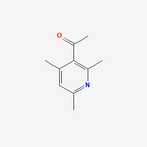 molecular formula C10H13NO B1331374 3-乙酰-2,4,6-三甲基吡啶 CAS No. 56704-25-7
