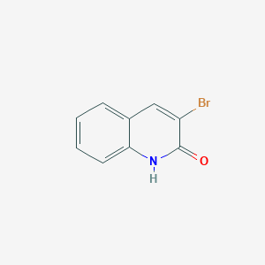 molecular formula C9H6BrNO B1331375 3-bromo-1H-quinolin-2-one CAS No. 939-16-2