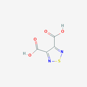 molecular formula C4H2N2O4S B1331381 1,2,5-Thiadiazole-3,4-dicarboxylic acid CAS No. 3762-94-5