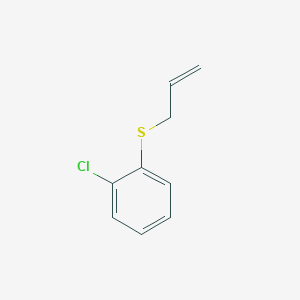 molecular formula C9H9ClS B1331388 1-Chloro-2-prop-2-enylsulfanylbenzene CAS No. 457077-10-0