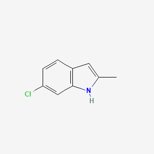molecular formula C9H8ClN B1331389 6-Chloro-2-methyl-1h-indole CAS No. 6127-17-9