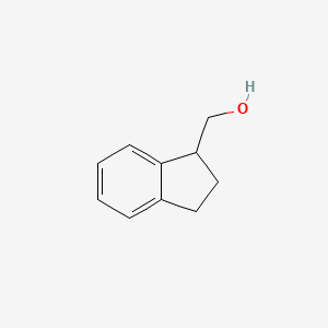 molecular formula C10H12O B1331391 (2,3-Dihydro-1H-inden-1-yl)methanol CAS No. 1196-17-4