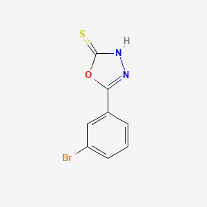 molecular formula C8H5BrN2OS B1331394 5-(3-Bromophenyl)-1,3,4-oxadiazole-2-thiol CAS No. 88466-20-0