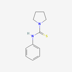molecular formula C11H14N2S B1331399 N-苯基吡咯烷-1-碳硫酰胺 CAS No. 18792-49-9