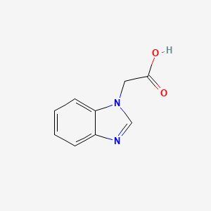 molecular formula C9H8N2O2 B1331417 苯并咪唑-1-基-乙酸 CAS No. 40332-16-9
