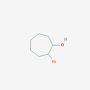 molecular formula C7H13BrO B13314249 2-Bromocycloheptan-1-ol CAS No. 74305-05-8