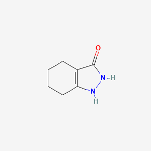 molecular formula C7H10N2O B1331431 4,5,6,7-四氢-1H-吲唑-3-醇 CAS No. 4344-73-4