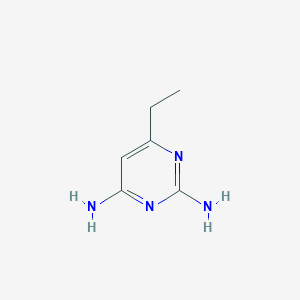 molecular formula C6H10N4 B1331432 6-乙基嘧啶-2,4-二胺 CAS No. 514854-12-7