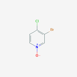 molecular formula C5H3BrClNO B1331433 3-Bromo-4-chloropyridine 1-oxide CAS No. 99839-30-2