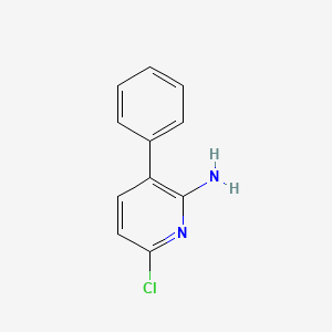 molecular formula C11H9ClN2 B1331439 2-Amino-6-chloro-3-phenylpyridine CAS No. 69214-19-3