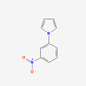 molecular formula C10H8N2O2 B1331440 1-(3-nitrophenyl)-1H-pyrrole CAS No. 4310-42-3