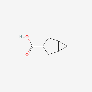 molecular formula C7H10O2 B1331443 Bicyclo[3.1.0]hexane-3-carboxylic acid CAS No. 13388-51-7