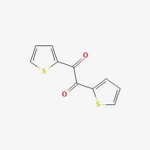 molecular formula C10H6O2S2 B1331446 1,2-Di(thiophen-2-yl)ethane-1,2-dione CAS No. 7333-07-5