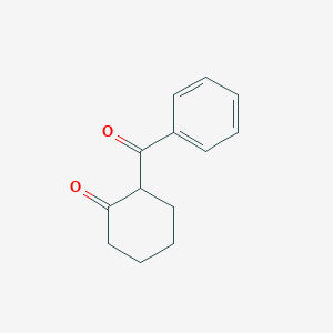 molecular formula C13H14O2 B1331447 2-Benzoylcyclohexanone CAS No. 3580-38-9