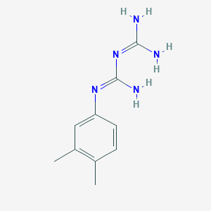 molecular formula C10H15N5 B1331451 N-(3,4-dimethylphenyl)imidodicarbonimidic diamide CAS No. 49872-75-5