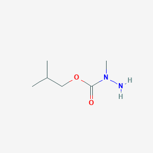 molecular formula C6H14N2O2 B13314565 N-Methyl(2-methylpropoxy)carbohydrazide 