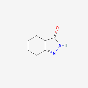 molecular formula C7H10N2O B1331458 2,3a,4,5,6,7-六氢-3H-吲哚-3-酮 CAS No. 1587-09-3