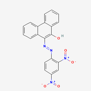 molecular formula C20H12N4O5 B1331466 10-[(2,4-Dinitrophenyl)diazenyl]phenanthren-9-ol CAS No. 66591-20-6