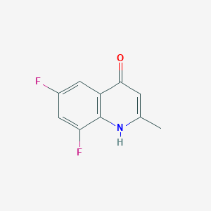 molecular formula C10H7F2NO B1331469 6,8-Difluoro-2-methylquinolin-4-ol CAS No. 219689-64-2