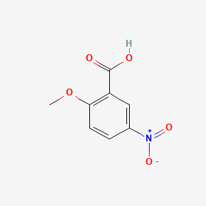 molecular formula C8H7NO5 B1331472 2-Methoxy-5-nitrobenzoic acid CAS No. 40751-89-1