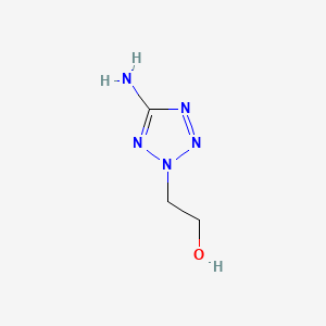 molecular formula C3H7N5O B1331473 2-(5-Amino-2h-tetrazol-2-yl)ethanol CAS No. 15284-30-7