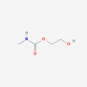 molecular formula C4H9NO3 B1331476 N-甲基氨基甲酸乙醇酯 CAS No. 13296-57-6
