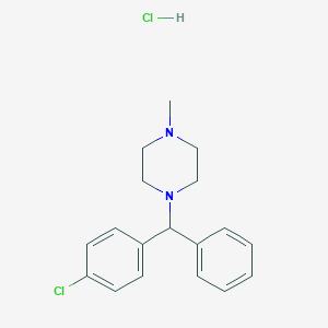 molecular formula C18H22Cl2N2 B133148 Chlorcyclizine hydrochloride CAS No. 14362-31-3