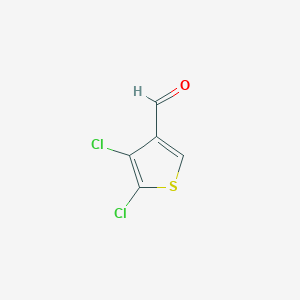 molecular formula C5H2Cl2OS B1331484 4,5-Dichlorothiophene-3-carbaldehyde CAS No. 61200-59-7