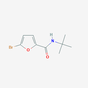 molecular formula C9H12BrNO2 B1331503 5-Bromo-N-(tert-butyl)-2-furamide CAS No. 356562-19-1
