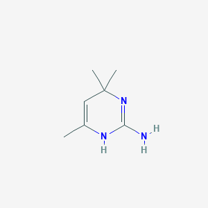 molecular formula C7H13N3 B1331506 4,4,6-Trimethyl-1,4-dihydropyrimidin-2-amine CAS No. 42794-77-4