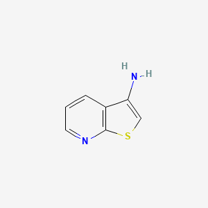 molecular formula C7H6N2S B1331513 Thieno[2,3-b]pyridin-3-amine CAS No. 26579-54-4