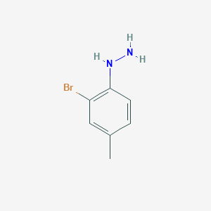 molecular formula C7H9BrN2 B1331522 (2-Bromo-4-methylphenyl)hydrazine CAS No. 67156-57-4