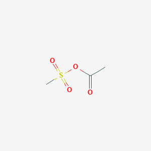 molecular formula C3H6O4S B1331523 Methylsulfonyl acetate CAS No. 5539-53-7